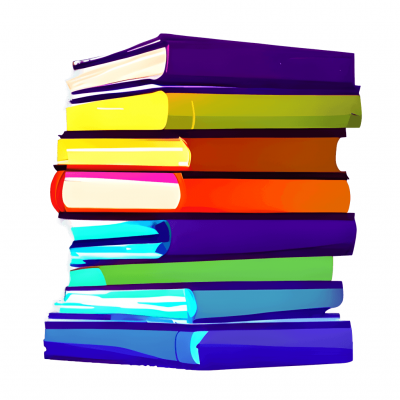 Colorful reading books clip art 75366956 1